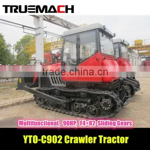 YTO C902 90hp Agricultural Crawler Tractor With Dozer Blade thumbnail-2