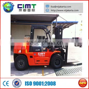 2015 Hot 5 Ton Automatic Counterbalance Diesel Forklift for Sale thumbnail-1