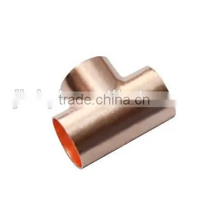 Brass and Red Copper Pipe/T Type Red Copper Tee,3 Way Copper Joint thumbnail-1