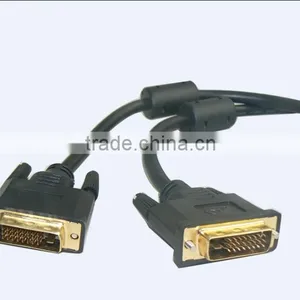 High Quality DVI Cable DVI-DVI Male Cable With Golden pl Cable, thumbnail-1