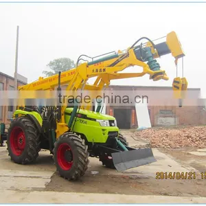 New Type Wheeled Type Trench Ditching Digger Integrated Machine thumbnail-4
