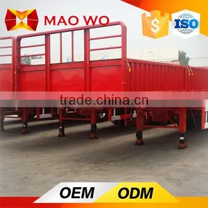 China 3 Axle Heavy Duty Side Wall Semi-trailer Factory Price for Sale thumbnail-6