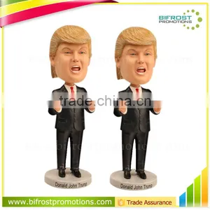 2016 Talking Action Figures Toy Donald Trump Bobble Head Dolls thumbnail-1