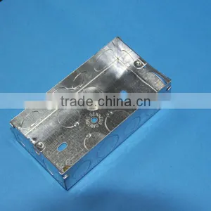 Junction Box- BS4662--3x6/2gang /GI Box 47mm thumbnail-4