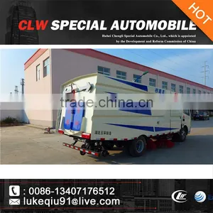 Hot Sale Dongfeng 4x2 Driveway Sweeper Truck thumbnail-3