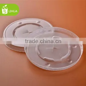 Custom Clear Plastic PS Flat Lids for Paper Cup China Manufactory Price thumbnail-5
