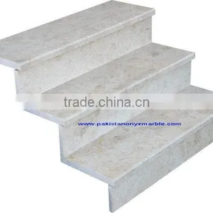 Marble Steps, Stair Parts, Marble Staircase,Onyx Stair Steps, Tiles, Slabs, Handicrafts thumbnail-1