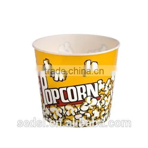PP Popcorn Bucket Customer Design Plastic Cheap Popcorn Box, Popcorn Can thumbnail-1