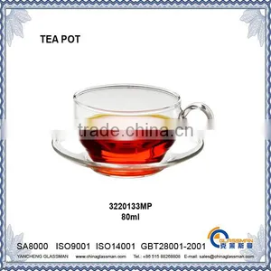 Clear Borosilicate Glass Tea Pot TC133MP thumbnail-1