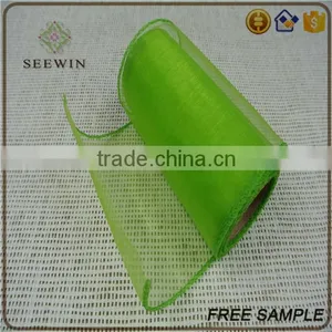 Wholesale Decorative Transparent Cut Felt Organza Fabric Ribbon thumbnail-4