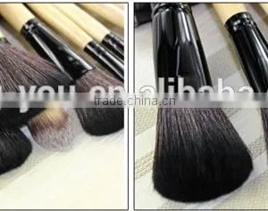 24 Pcs/Pro Cosmetic Makeup Brush Set Wooden Toiletry Kit Best Sale thumbnail-3