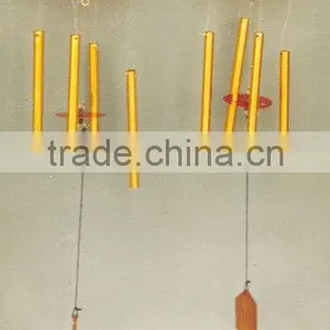 Gold Color Sunflower Aluminum Tube Hanging Wind Chime, Metal Christmas Wind Chime, Antique Wind Chime, Western Wind Chime, thumbnail-1