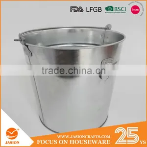 Cerveza Beer Galvanised Bucket Drinks Party Champagne Wine Beer Cool Ice Bucket With Opener thumbnail-1