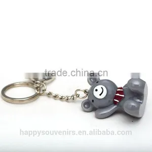 Personalised Cheap Bear Keyring Wholesale thumbnail-3