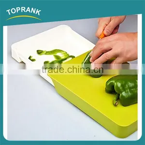 New Design Wholesale Kitchen Cooking Concepts ABS Chopping Blocks, Flexible Cutting Board With Drawer thumbnail-4