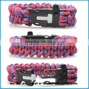 Emergency Paracord 550 Bracelet Parachute Cord Bracelet for Survival thumbnail-3