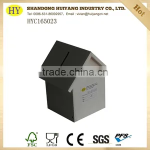 Christmas Gift Unfinished Cheap Wooden Money Box thumbnail-5