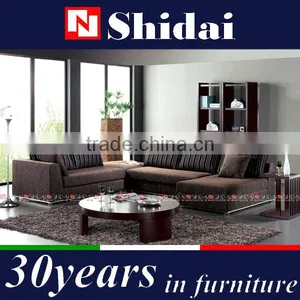 Latest Living Room Sofa Design / l Type Sofa Design / Modern Wooden Sofa Design G145 thumbnail-1