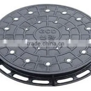 China Factory Cast Iron Manhole Cover With Good Quality thumbnail-1