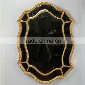 Baroque Mirror Frame Irregular Bathroom Mirrors thumbnail-4