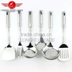 China Manufacturer Food Grade Heat Resistant Stainless Steel Kitchen Utensils thumbnail-1