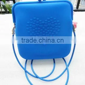 Long Strap Silicone Shoulder Bag for Girls thumbnail-4