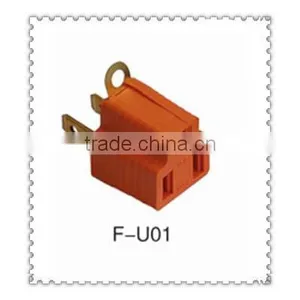 2 Pin Plastic Electric Plug thumbnail-1