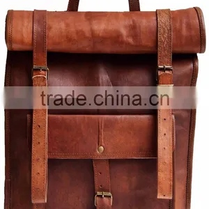 Classic Design Handmade Vintage Leather College Bag thumbnail-3