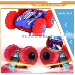 Roll Over Cars Remote Control Stable RC Car Jumping Tumbling 4WD Electric Toy Bounce Car With Tire Inflator Elektric Car thumbnail-4
