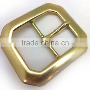 1-1/2" Solid Brass Center Bar Buckle With One Prong, Belt Buckle thumbnail-3