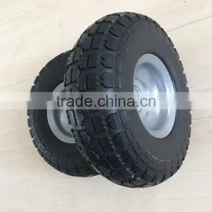 Steel Hub Small PU Wheel 4.10 350-4 Tyre thumbnail-1