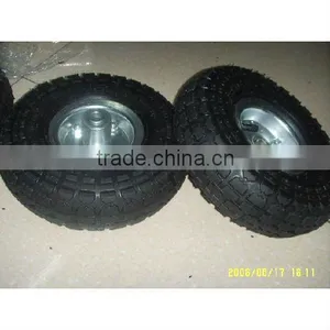 10x4.10/3.50-4pneumatic Rubber Trolley Wheel Supplier thumbnail-1