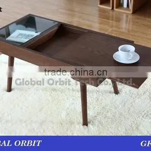 Modern New Design Corner Table Wood Living Room Cabinet thumbnail-6