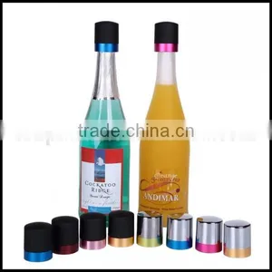Candy Color Champagne Stopper Manufacturer/OEM Champagne Vacuum Champagne Stopper for Sale/vacuum Sealed Champagne Plug thumbnail-1