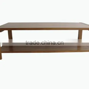 Deep Natural Colour Solid Wood Coffee Table thumbnail-3