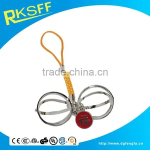 Zinc Alloy Mobile Phone Strap ,Mobile Phone Accessories Factory in China Have Different Words for Your Choose thumbnail-6
