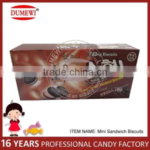 160g Mini Black Chocolate Sandwich Biscuits thumbnail-1