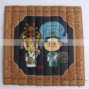 Wall Decoration Panel-- Bamboo Carving / Pecking Opera thumbnail-5