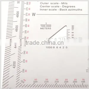Kearing Brand Manufacture Aviation Square Protractor,combination Square Set Protractor,super Quality Military Square Ruler#KMP-4 thumbnail-4