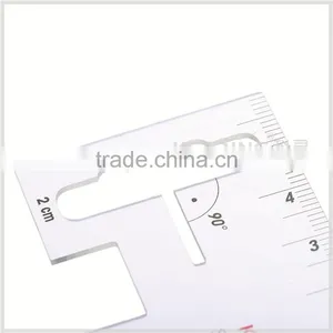 Kearing Transparent Plastic Measuring Gauge for Sewing & Tailor & Fashion Design Erose Rulers#5732 thumbnail-3