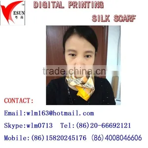 Digital Printing Silk Scarf thumbnail-4