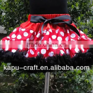 Christmas Pettiskirt Baby Girls Tutu Petti Skirt Baby Ruffled Skirt Wholesale Polka Dots Tutu Skirt thumbnail-2