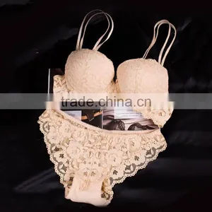 Genie Zip Painting Ladies Sexy Panty and Bra Sets thumbnail-1