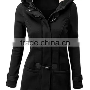 Winter Jacket Women Hooded Winter Coat Fashion Autumn Women Parka Horn Button Coats 2016 thumbnail-4