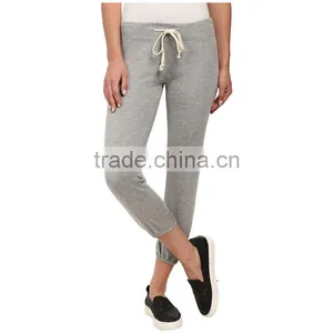 Womens 100% Cotton New Design Plain Thin Cotton Trousers thumbnail-1