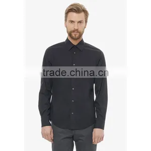 OEM Service for 100% Cotton New Design Black Mens Shirts Models thumbnail-1