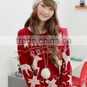 2016 Beautiful Knitted Christmas Sweaters Uglysweaters Pullover Sweater thumbnail-3