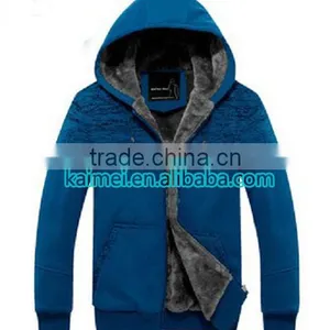 2016 New China Wholesale Fashion Hot Sale Good Quality Low Price Warmth Zipper Hoody thumbnail-1