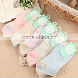 Zm40571b Hot Sale Women Cotton Socks Ladies Fancy Low-cut Liners Socks thumbnail-3
