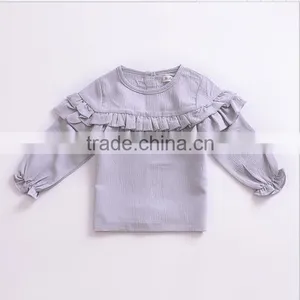 0-3 Years Wholesale 2017 New Autumn Cotton Full Sleeves Baby Blouse (pick Size Color) thumbnail-5